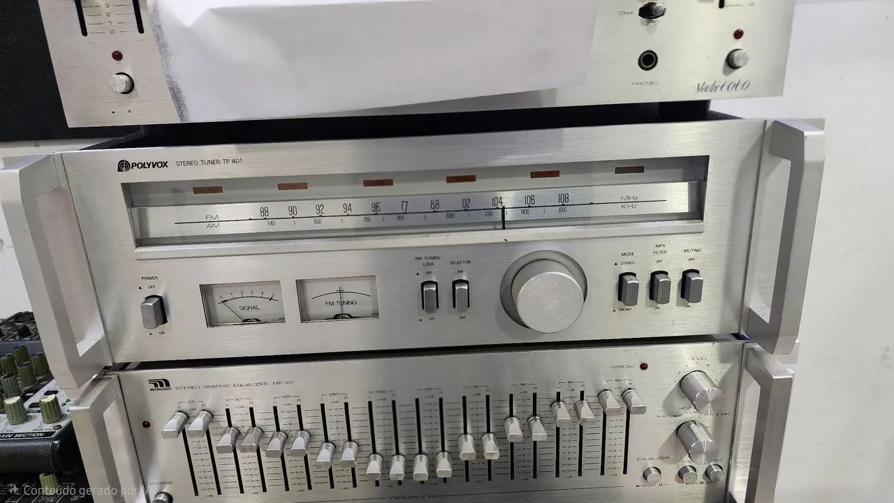 Aparelhos de Som Vintage e Profissional (Nakamichi, Polyvox, CCE, Micrologic e NCA) - Foto 5
