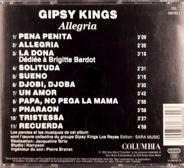Cd Gipsy Kings Allegria.  - Foto 3