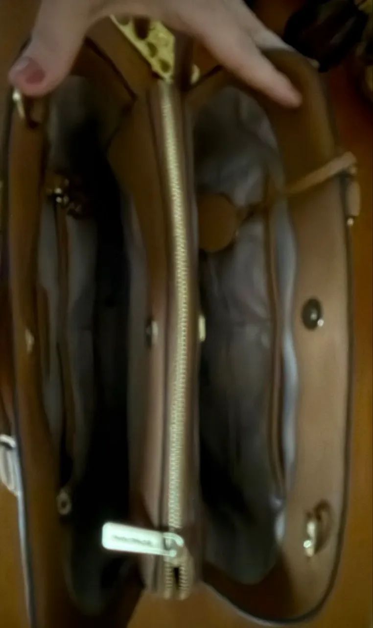 Bolsa Michael Kors Marrom e Caramelo - Foto 2
