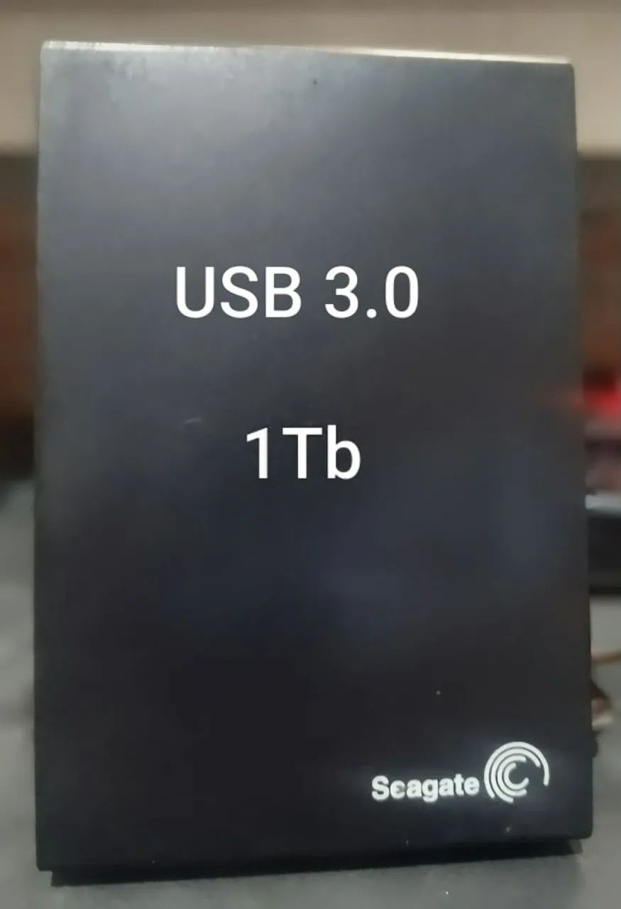 HD portátil Seagate USB 3.0 perfeito estado e preço imperdível! - Foto 3