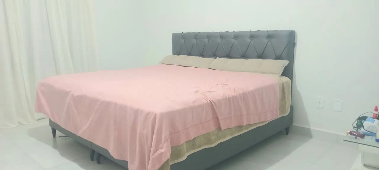 CAMA BOX KING SIZE COM CABECEIRA ORION ORTOBOM - Foto 5