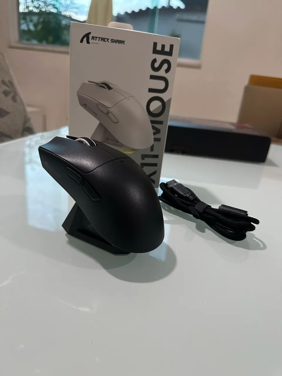 ? MOUSE GAMER ATTACK SHARK X11 ? NOVO! ? - Foto 3