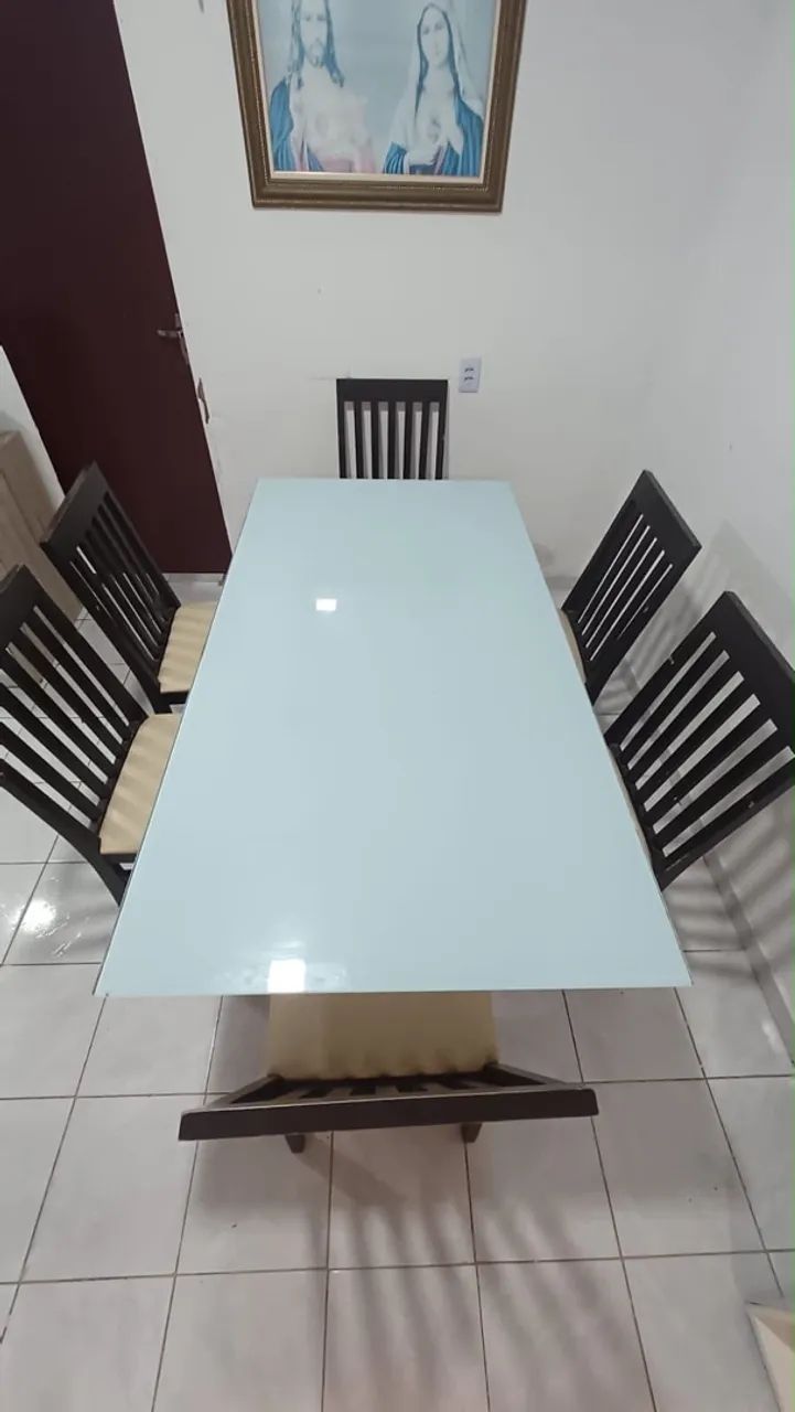 Mesa com 6 cadeiras - Foto 2