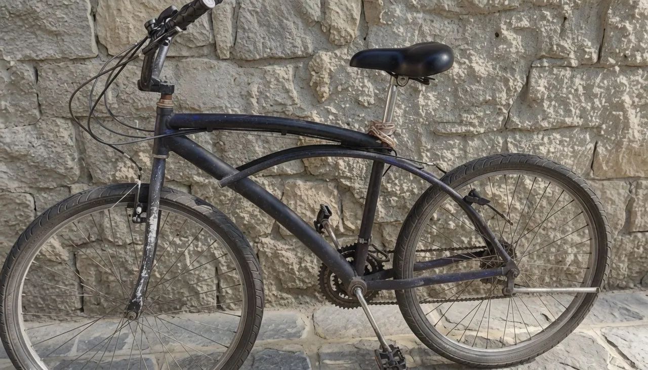 Bicicleta Aro 26 (Boa para colocar motor) (ACEITO CARTÃO