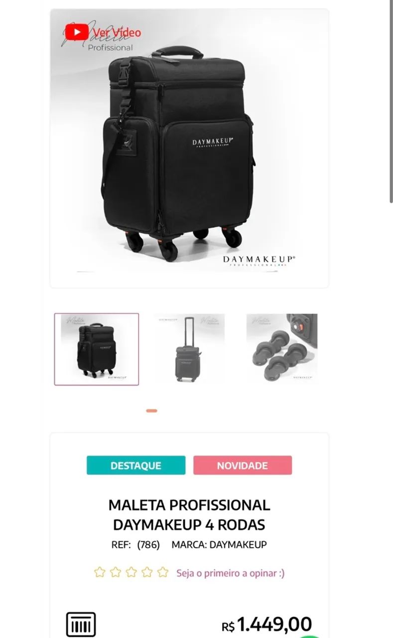 Maleta de maquiagem Daymakeup  - Foto 2