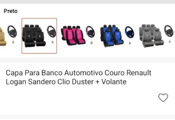 Capa para banco de carro Renault - Foto 2