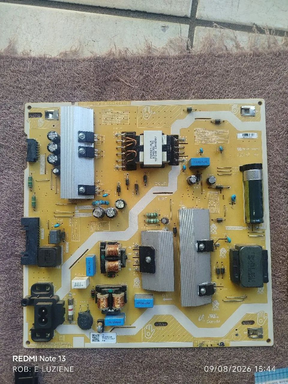 KIT REPARO DA TV SAMSUNG DE 55 POLEGADAS TUDO PERFEITO. - Foto 4