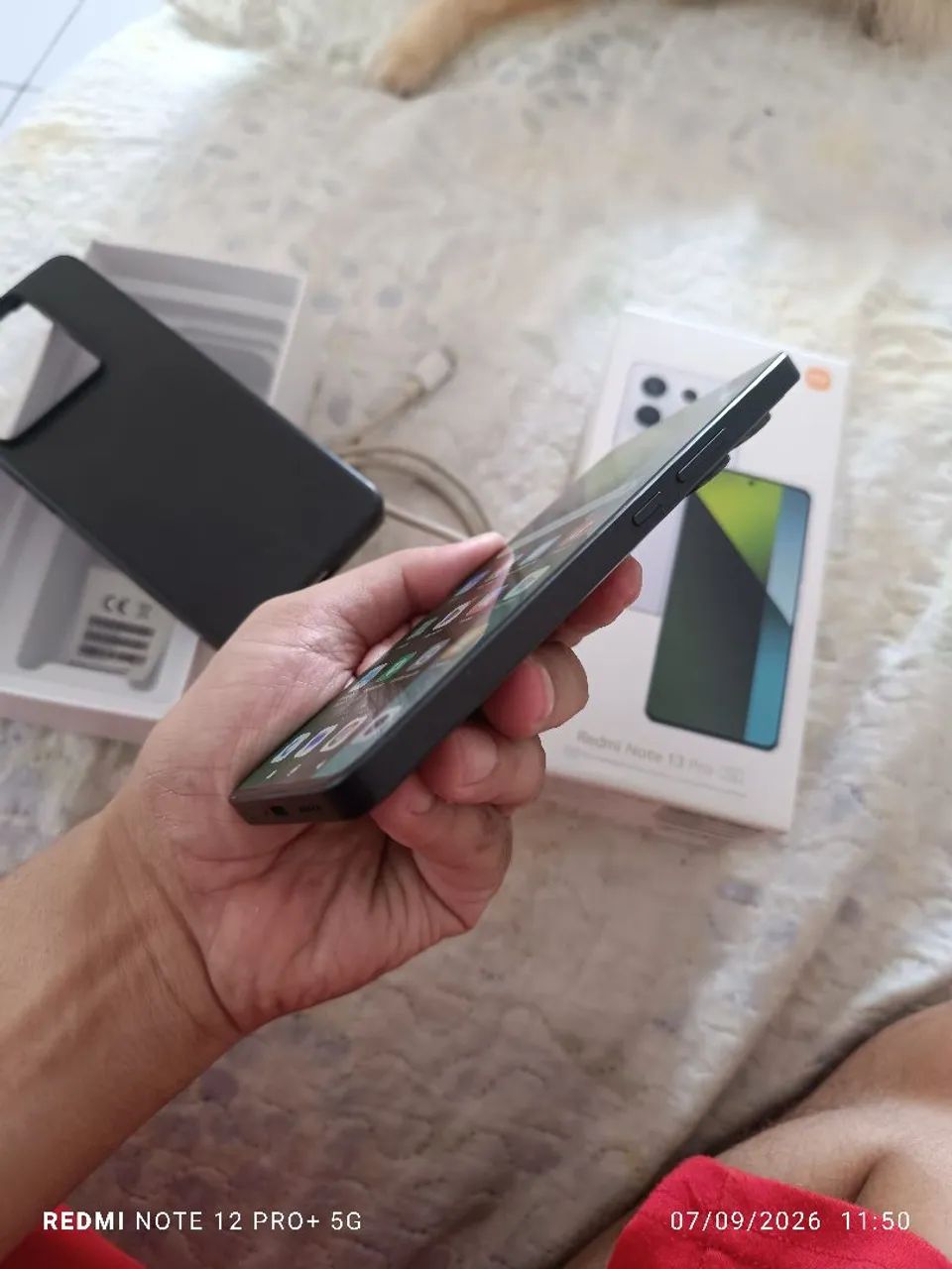 note 13 pro 5g 256gb 8+4 ram V/troco so com volta - Foto 4