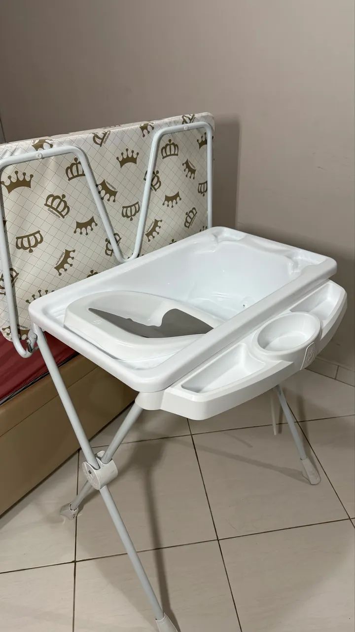 Banheira Galzerano com Trocador - Compacta e Dobrável - Foto 4