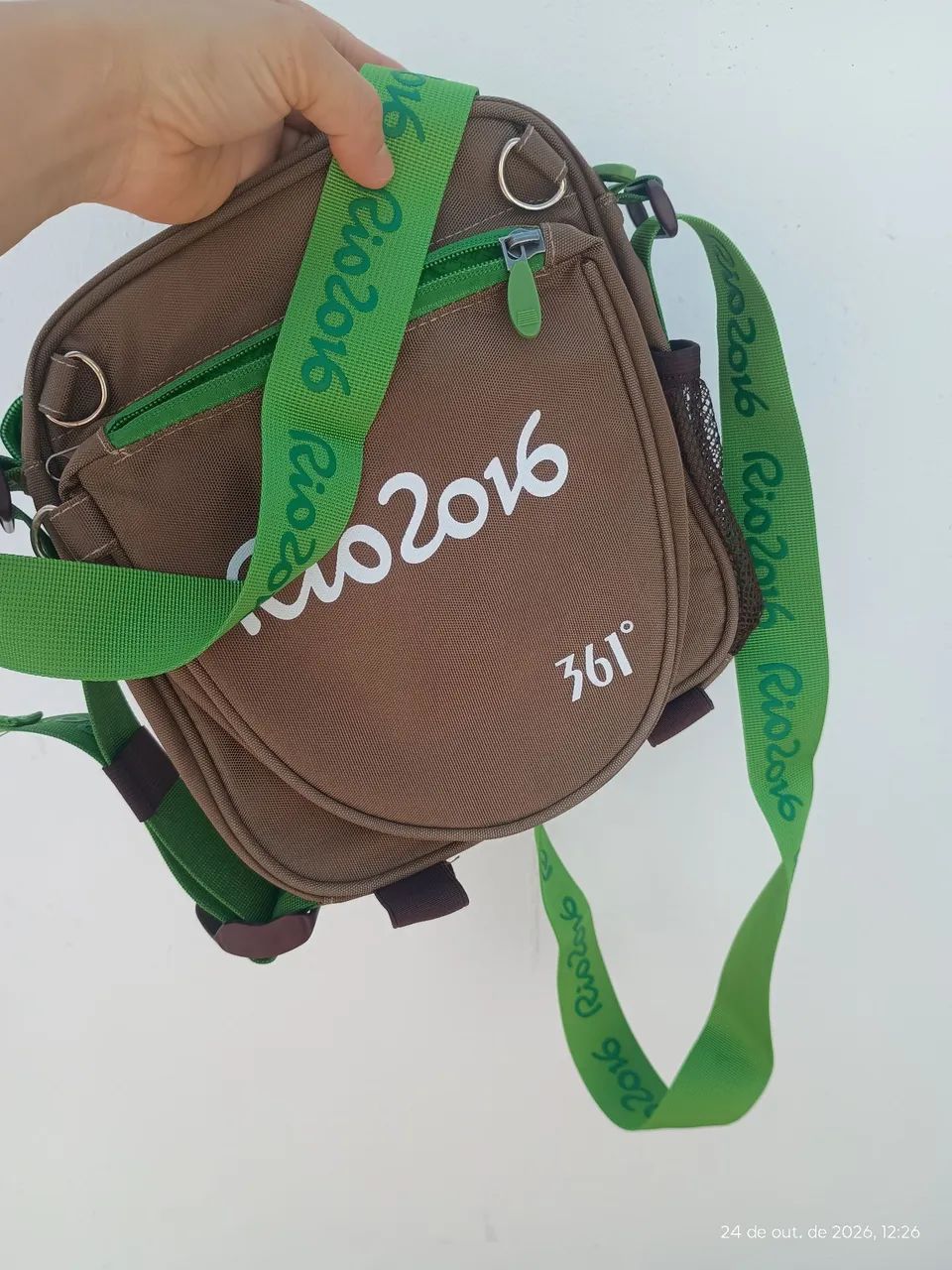 Bolsa 361 Rio 2016 marrom 