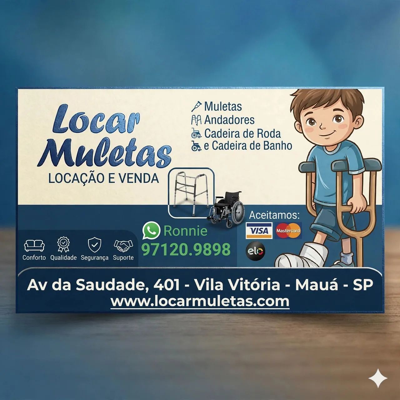 Locação cadeira de rodas dobrável  - Foto 3