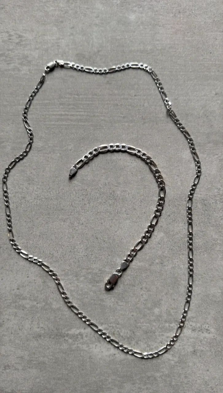Vendo colar de prata e pulseira 925  - Foto 3
