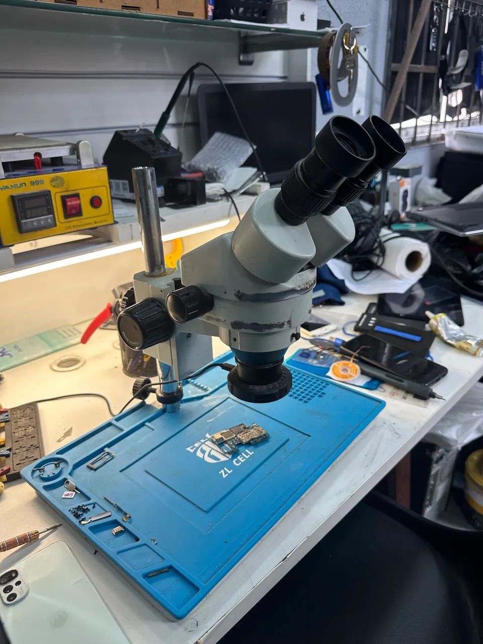 Microscópio para manutenção de placas eletrônicas  - Foto 2
