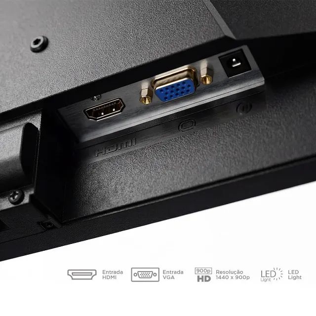 Monitor (Novo|Garantia) de 20 Polegadas HDMI/VGA - Foto 4