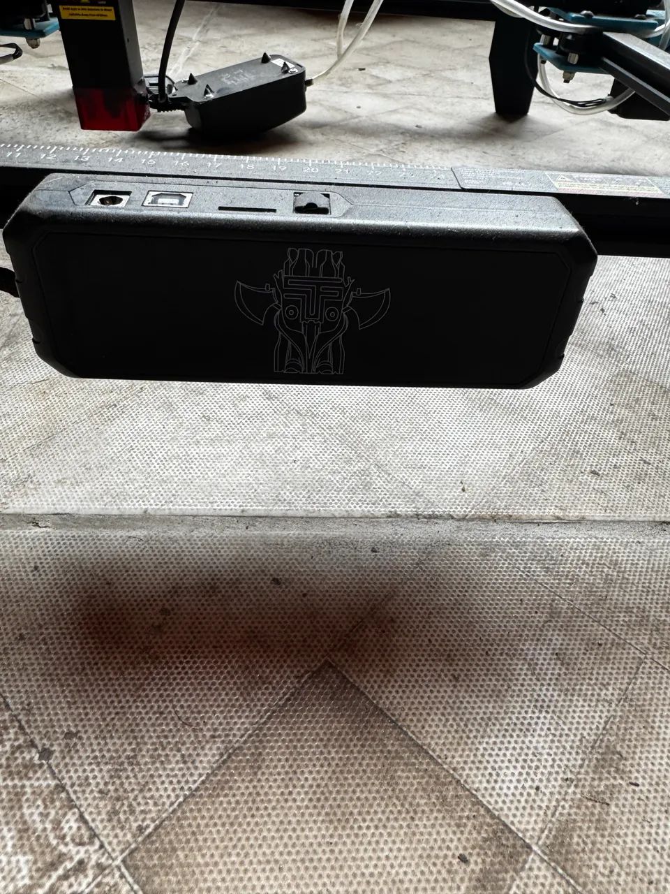 10W TTS-10 PRO Gravadora a laser + compressor de Ar - Foto 2
