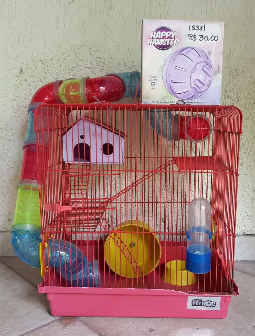 Gaiola para hamster com acessórios  - Foto 4