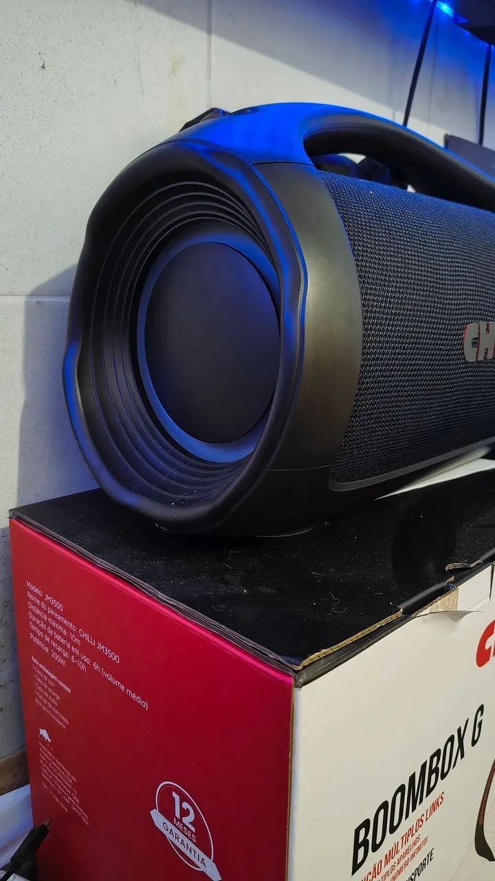 Caixa Boombox ChilliBeans Original NOVA  - Foto 2