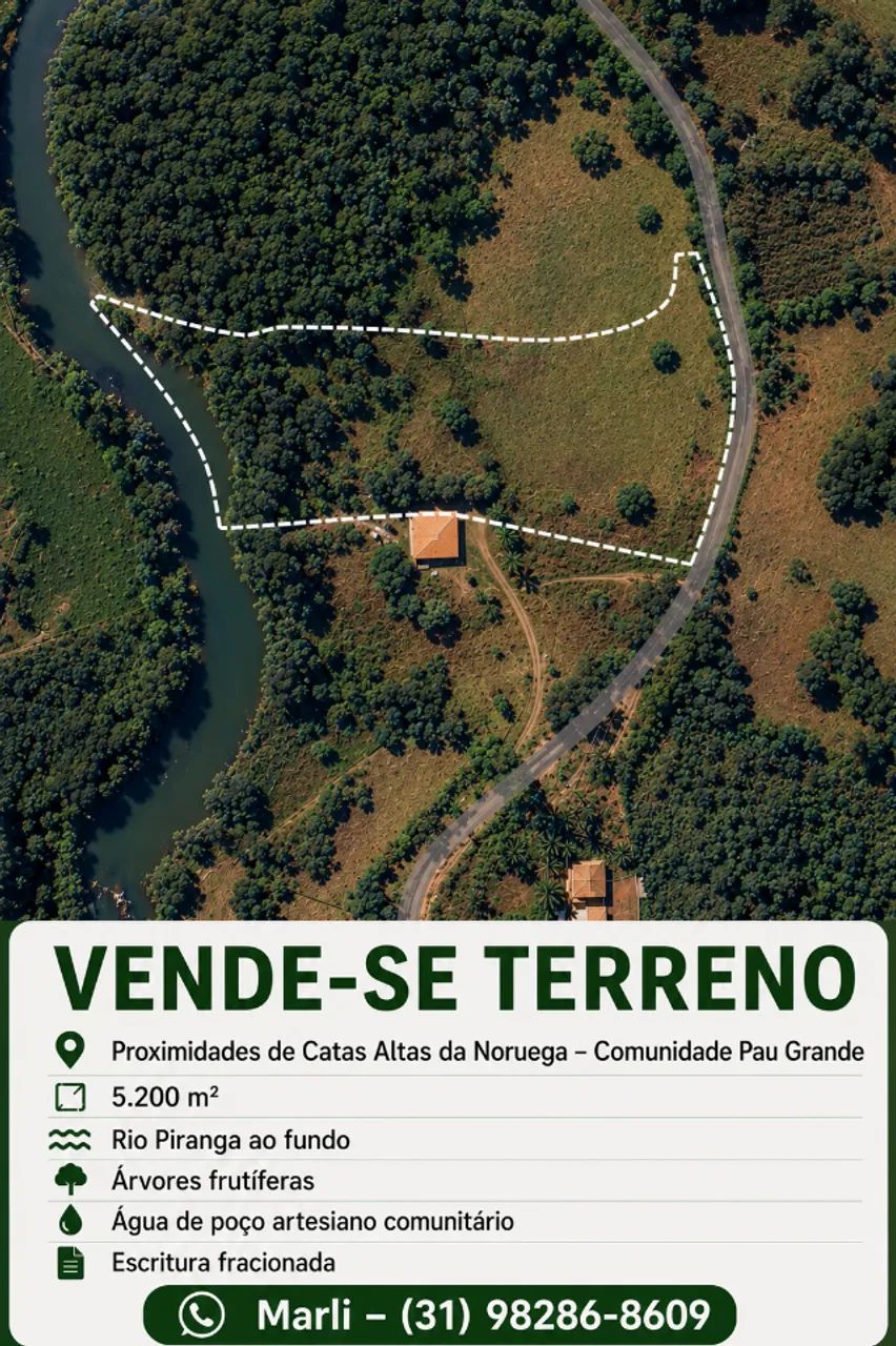 Vende-se Terreno próximo a Catas Altas da Noruega - Foto 2