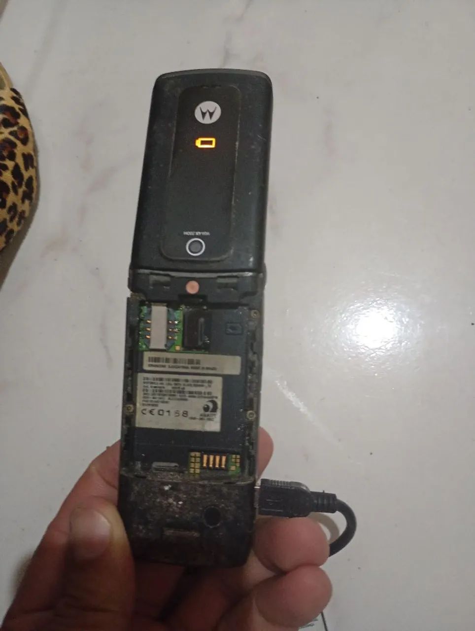 Relíquia w375 Motorola, sem tampa de trás  - Foto 2