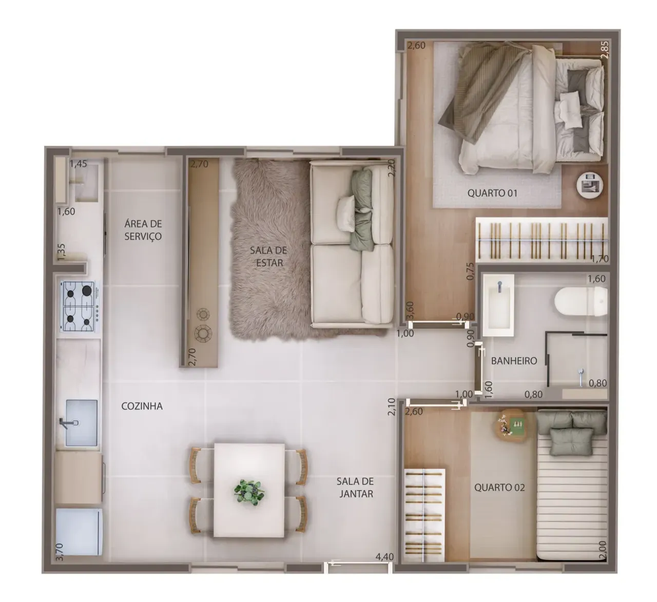 PLANTA 40m²