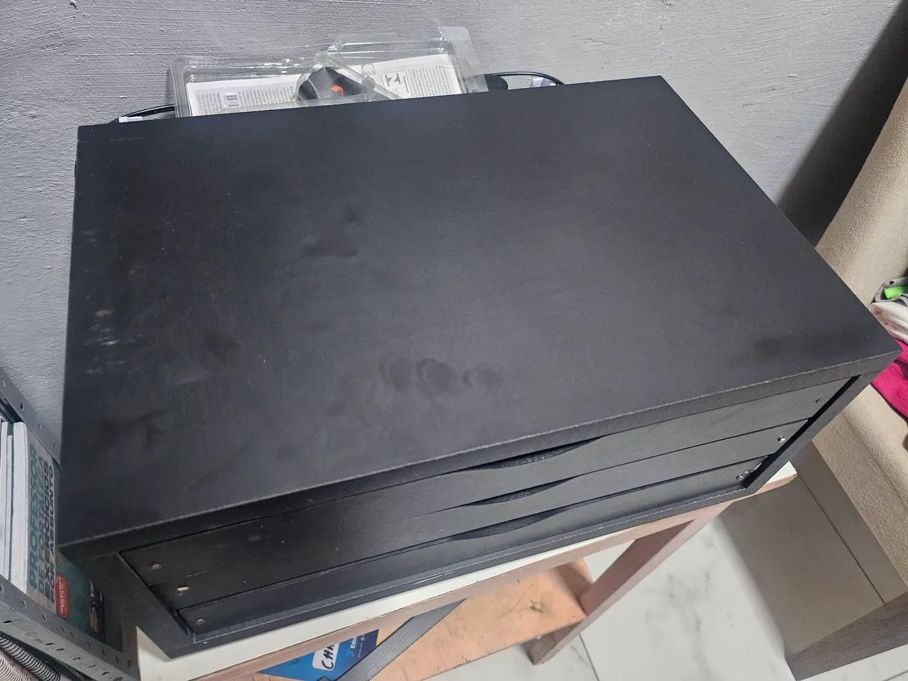 Móvel de mesa escritório 3 gavetas - Foto 5