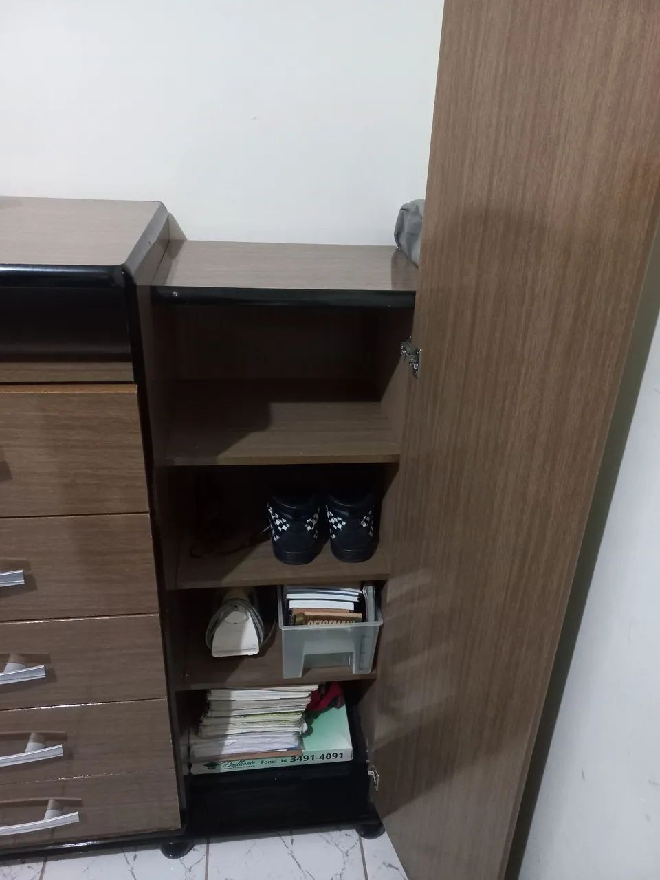 Cômoda com sapateira e espelho - Foto 3
