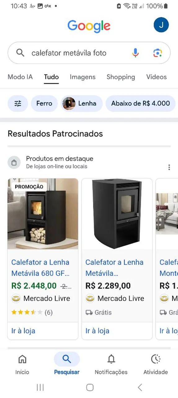 Aquecedor a lenha calefator - Foto 2