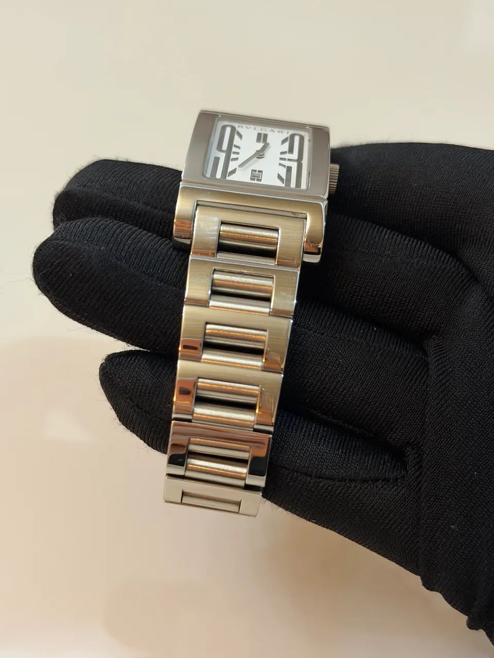 Relógio Bvlgari Rettangolo automático usado - Foto 5