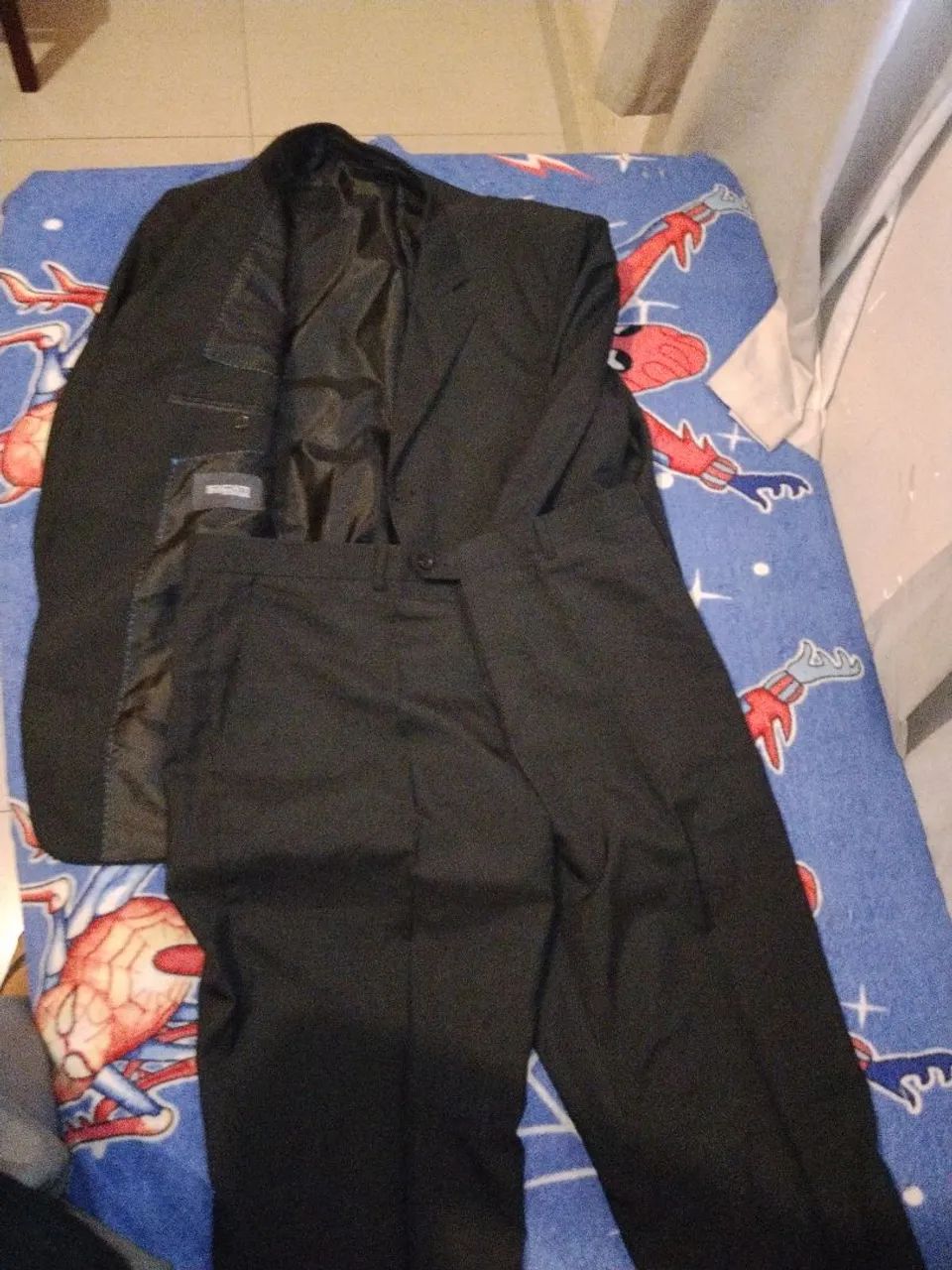 Conjunto terno e calça preta scuzzatti italian design 