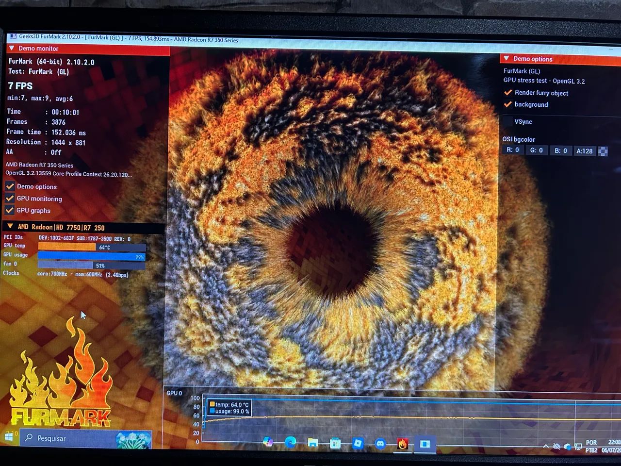 AMD Radeon R7 350 4GB - Excelente Estado | Testada e Funcionando Perfeitamente - Foto 3