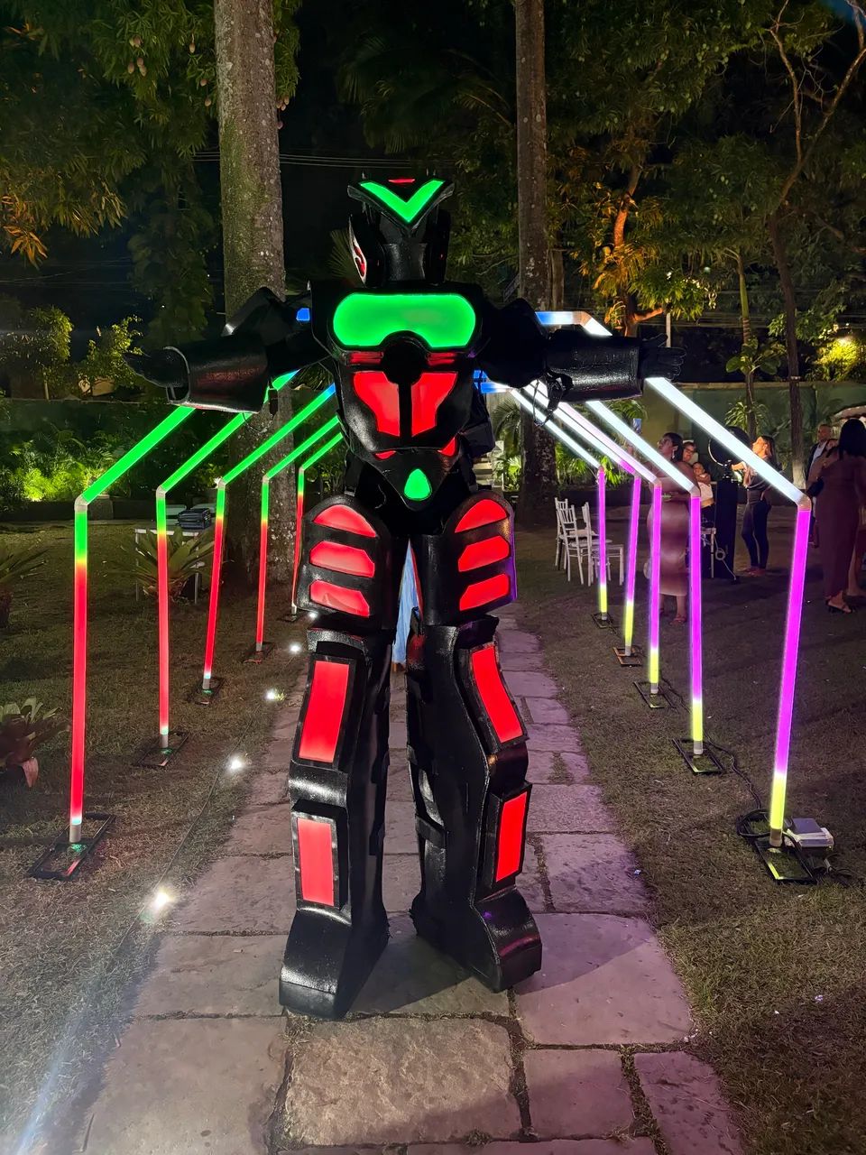 Robô de led megatron