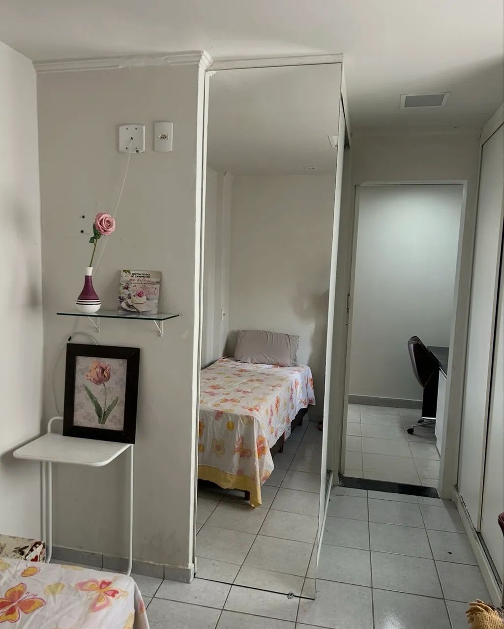 Flat Mobiliado com varanda e churrasqueira  - Foto 8