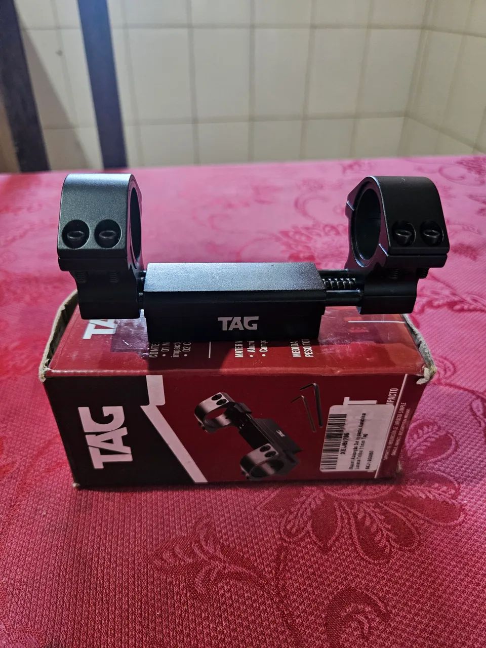 Mount de absorção de impacto para lunetas 