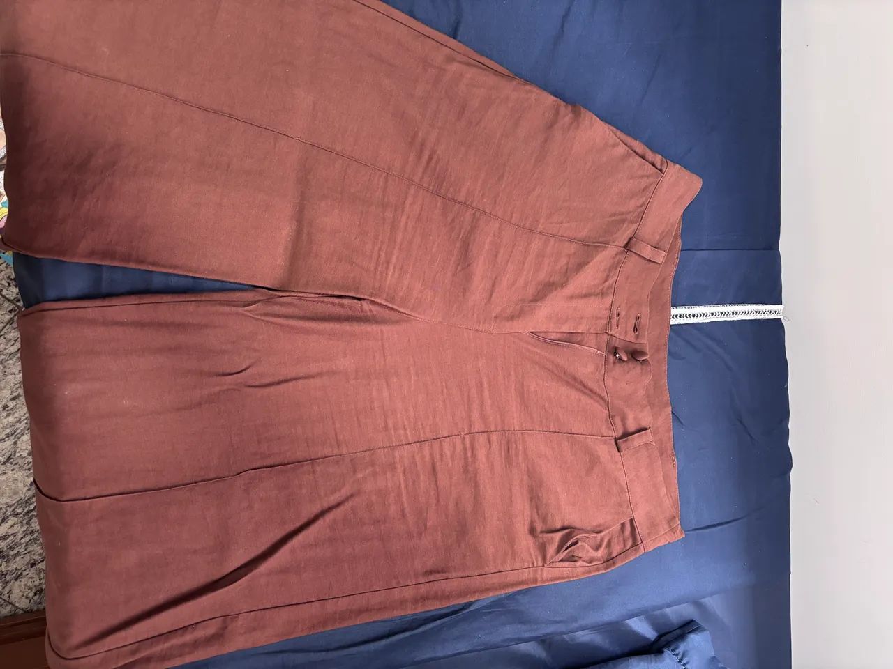 Calça Marrom Terracota G2 - Foto 2