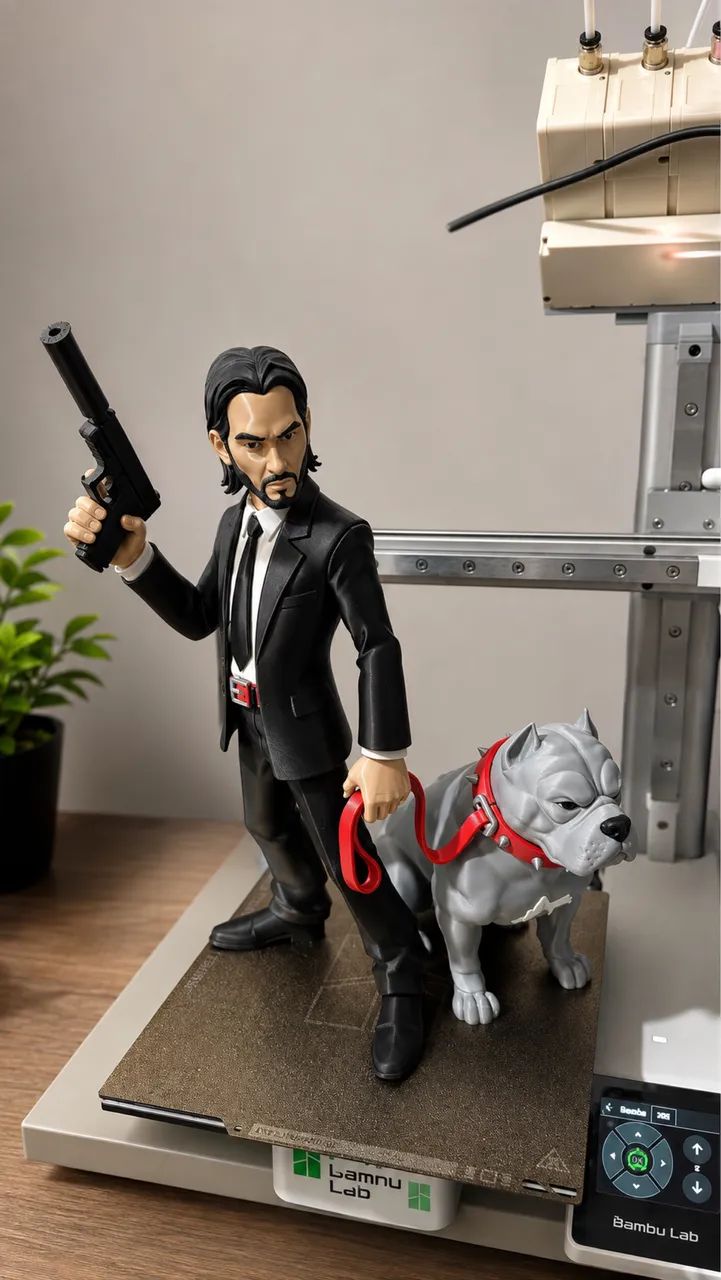 boneco do John Wick