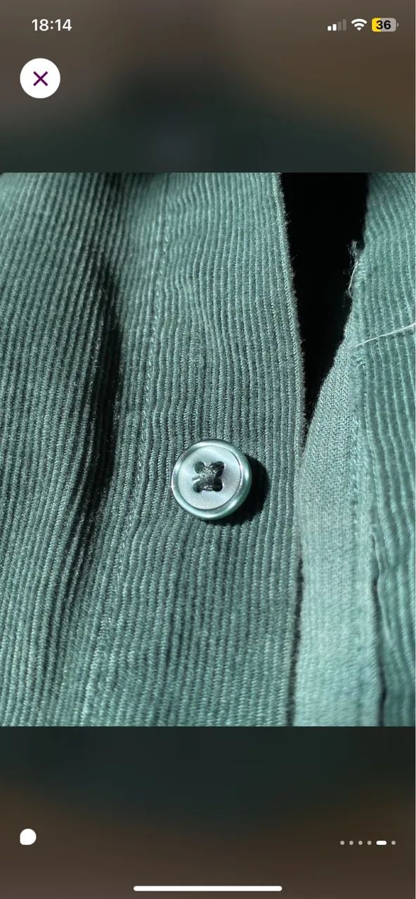 Camisa Samsoe Samsoe veludo cotelê  - Foto 4