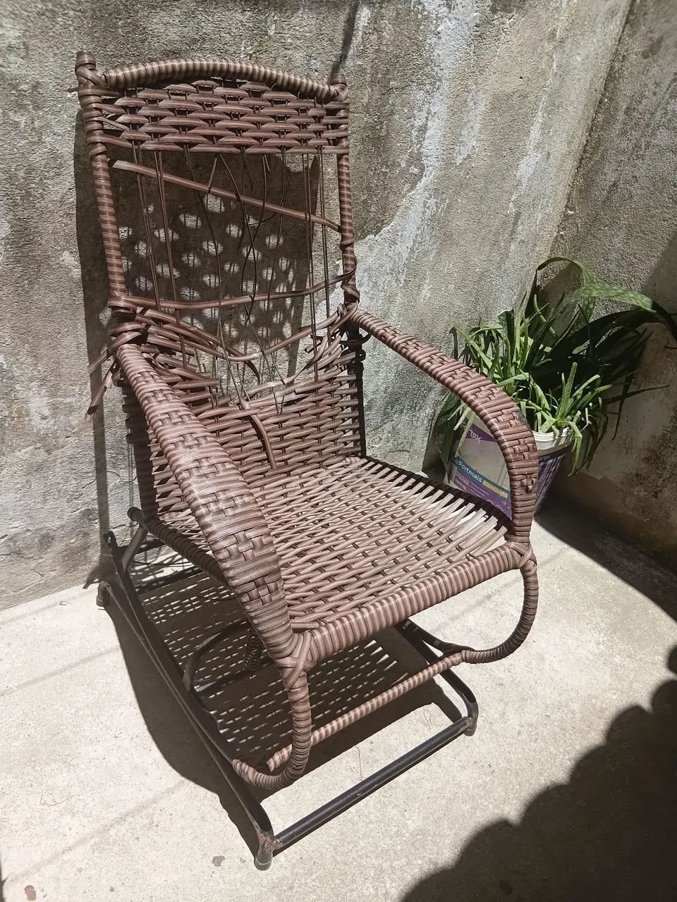 Cadeira de palha