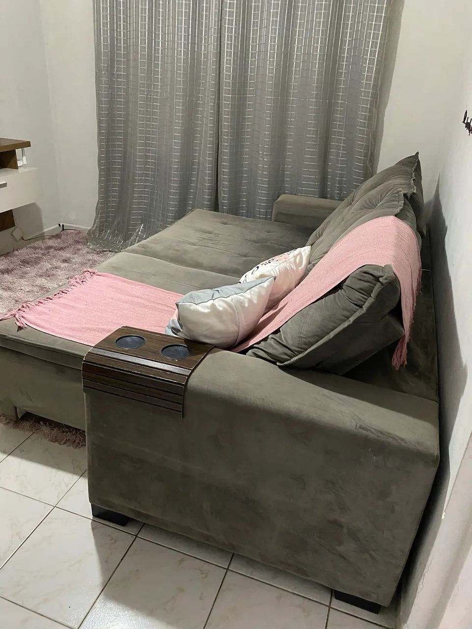 Lindo sofá retrátil e reclinável 2,50 mt ótimo estado