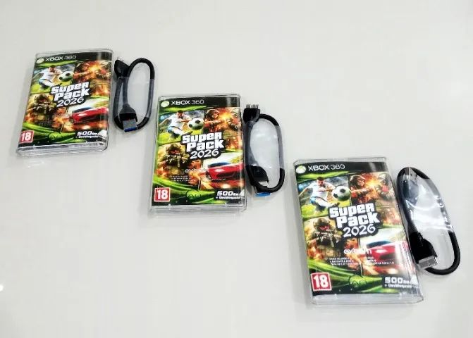HD EXTERNO PARA XBOX 360 COMPATÍVEL COM QUALQUER MODELO DIVERSÃO GARANTIDA - Foto 3