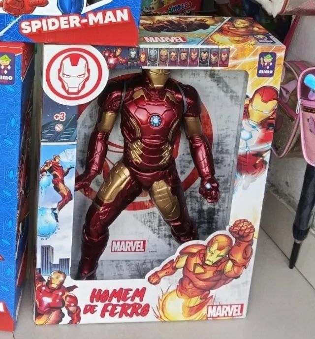 Boneco Homem de Ferro da Marvel
