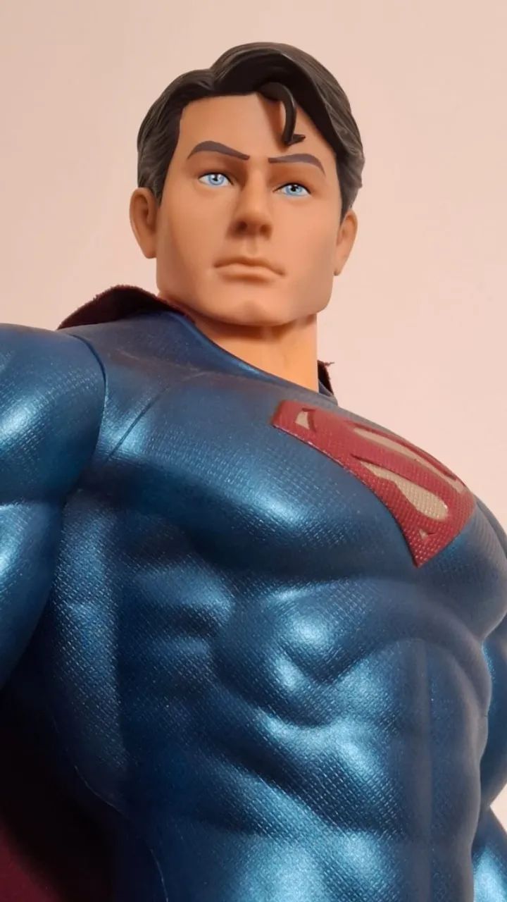 Boneco Superman Returns Custom Brandon Routh 75cm 2006 Mattel