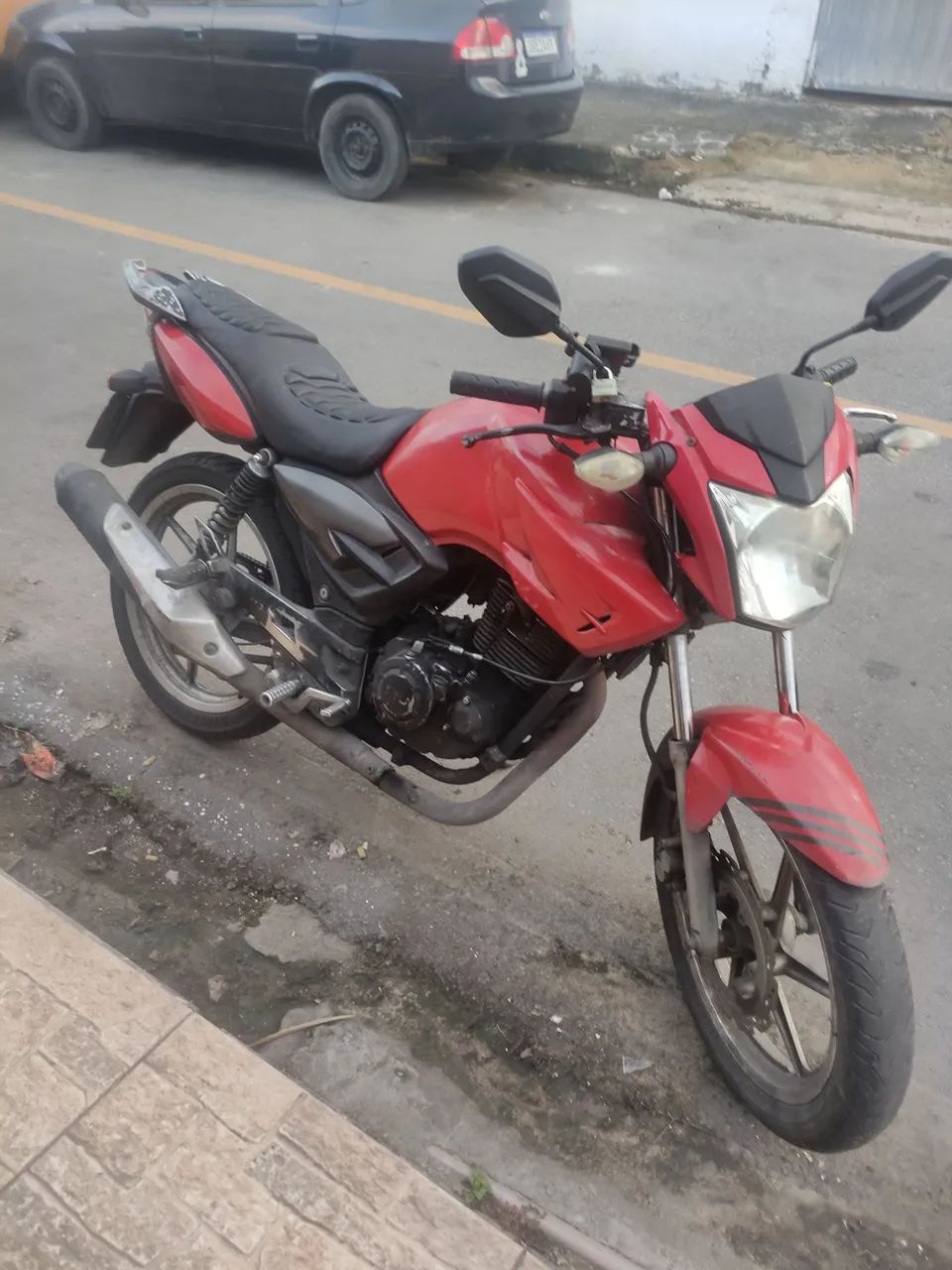 Dafra apache 150 funcionando normal 