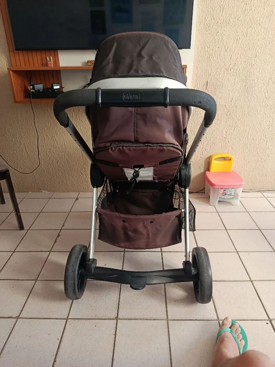 Carrinho de bebê + Moises CHICCO - valor negociável  - Foto 5