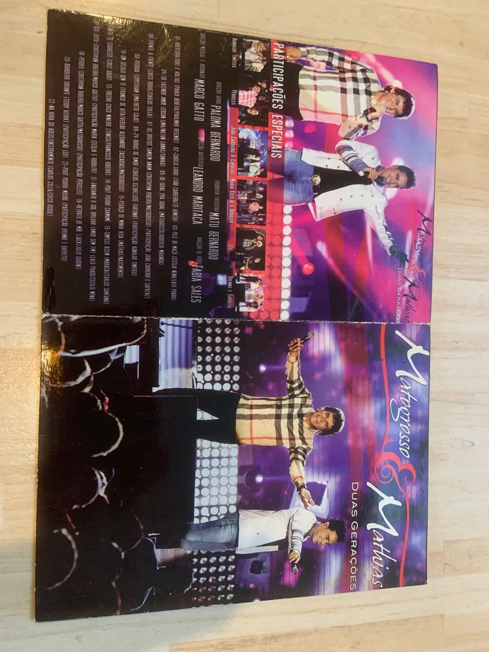 DVD e CD Matogrosso e Mathias AUTOGRAFADO