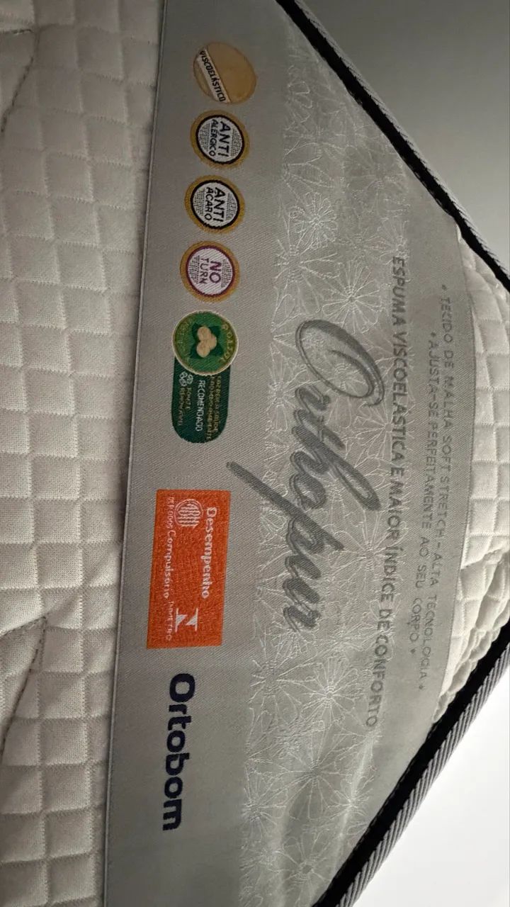 Colchão ortobom king 