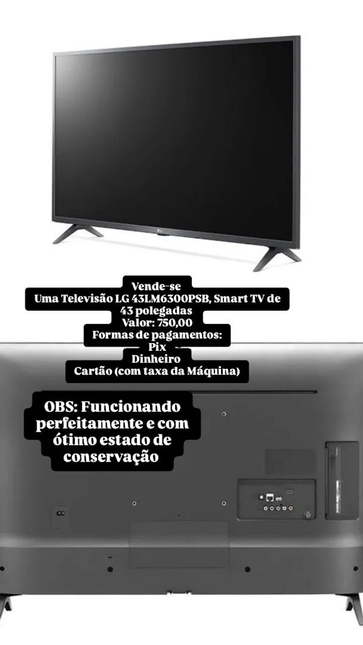 Televisão Smart 