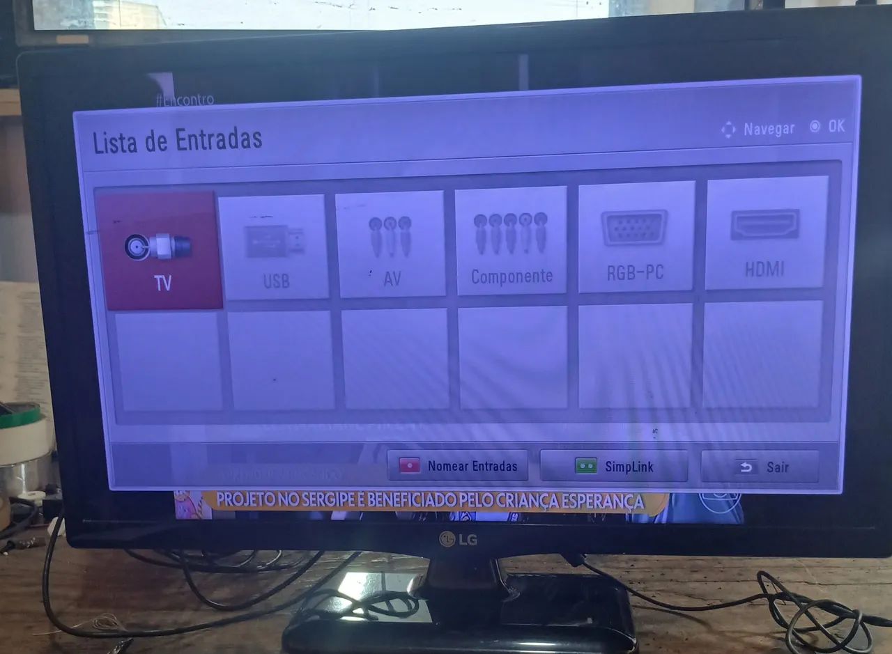 Tv monitor lg 24 polegadas nova completa  - Foto 5