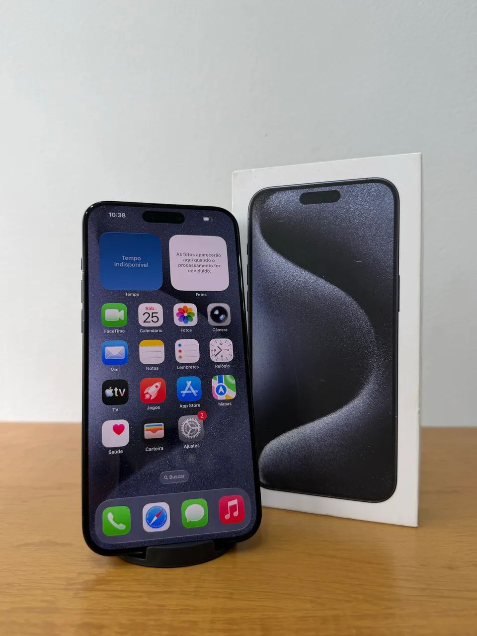 iPhone 15 Pro Max 256gb Blue semi novo - Foto 4