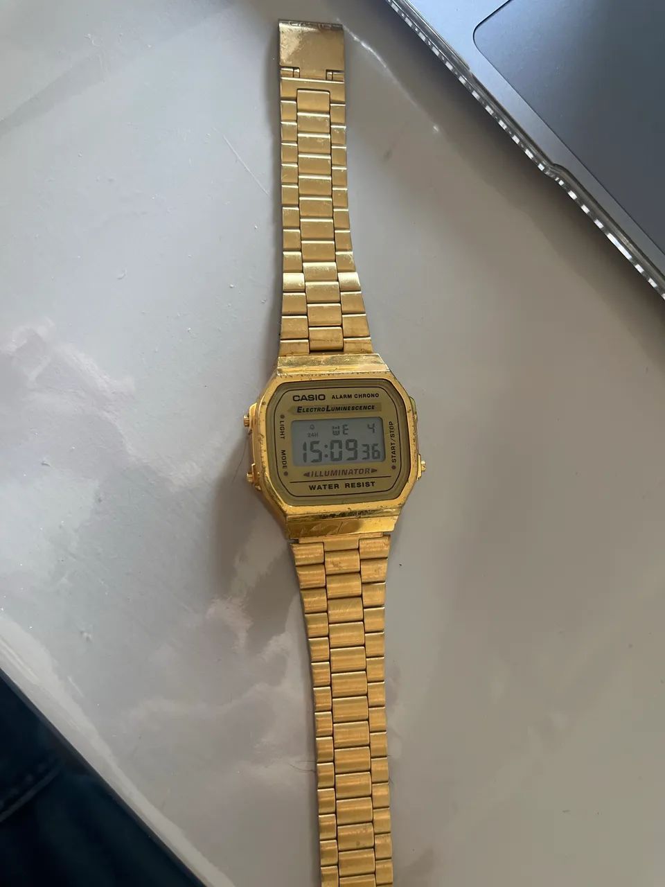 Relógio Casio Vintage Dourado Original - Foto 5