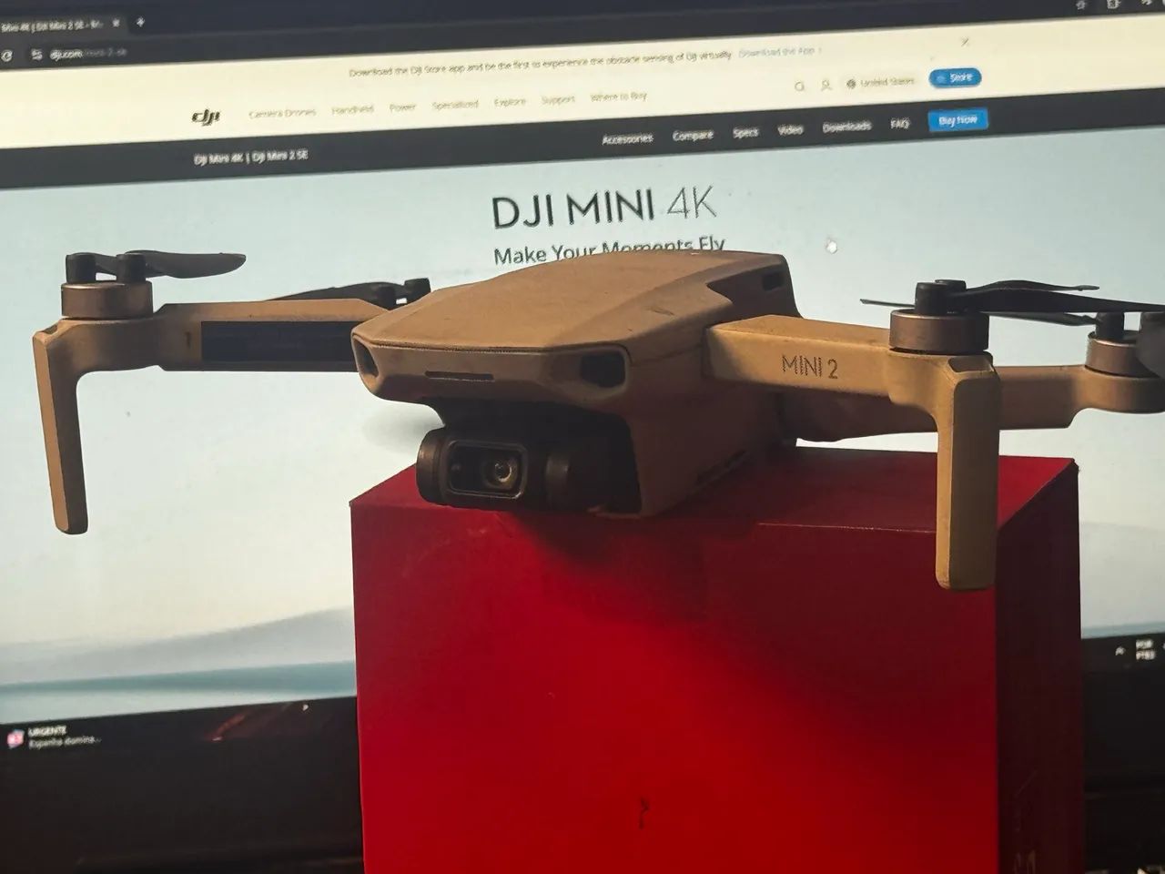 DJI mini 2 fly more só funciona no 2,4 - Foto 2